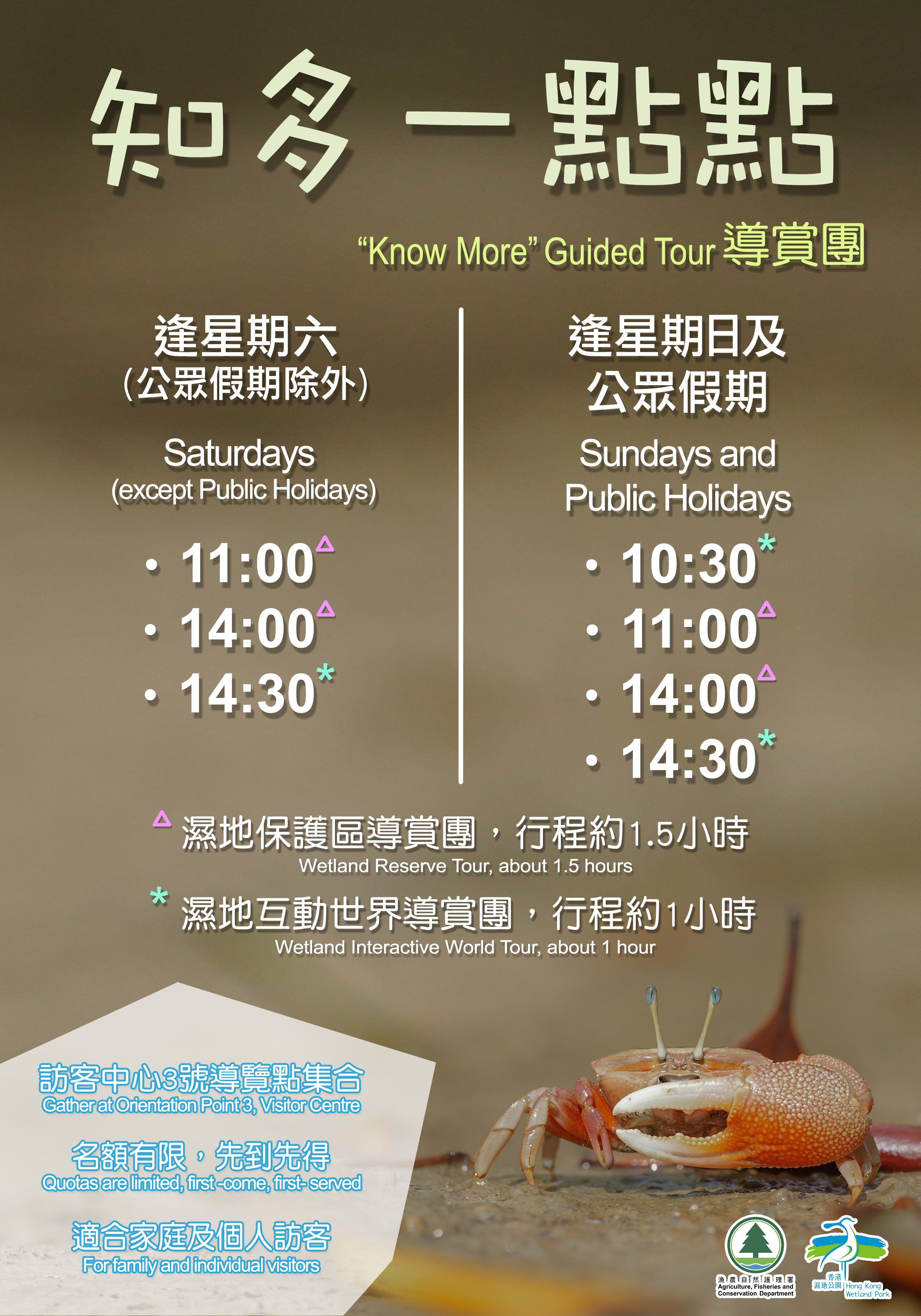 Know More about Wetland Reserve Guided Tour